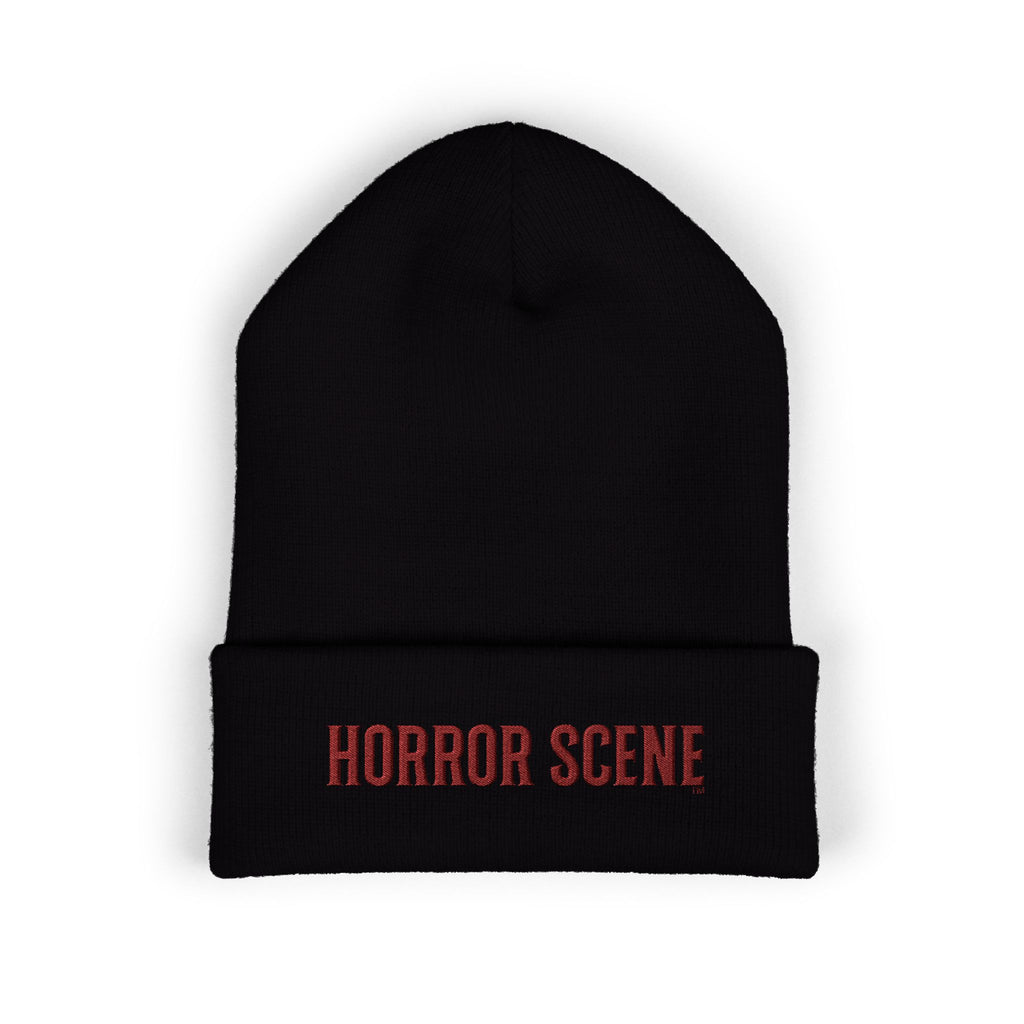 Embroidered Horror Scene Beanie