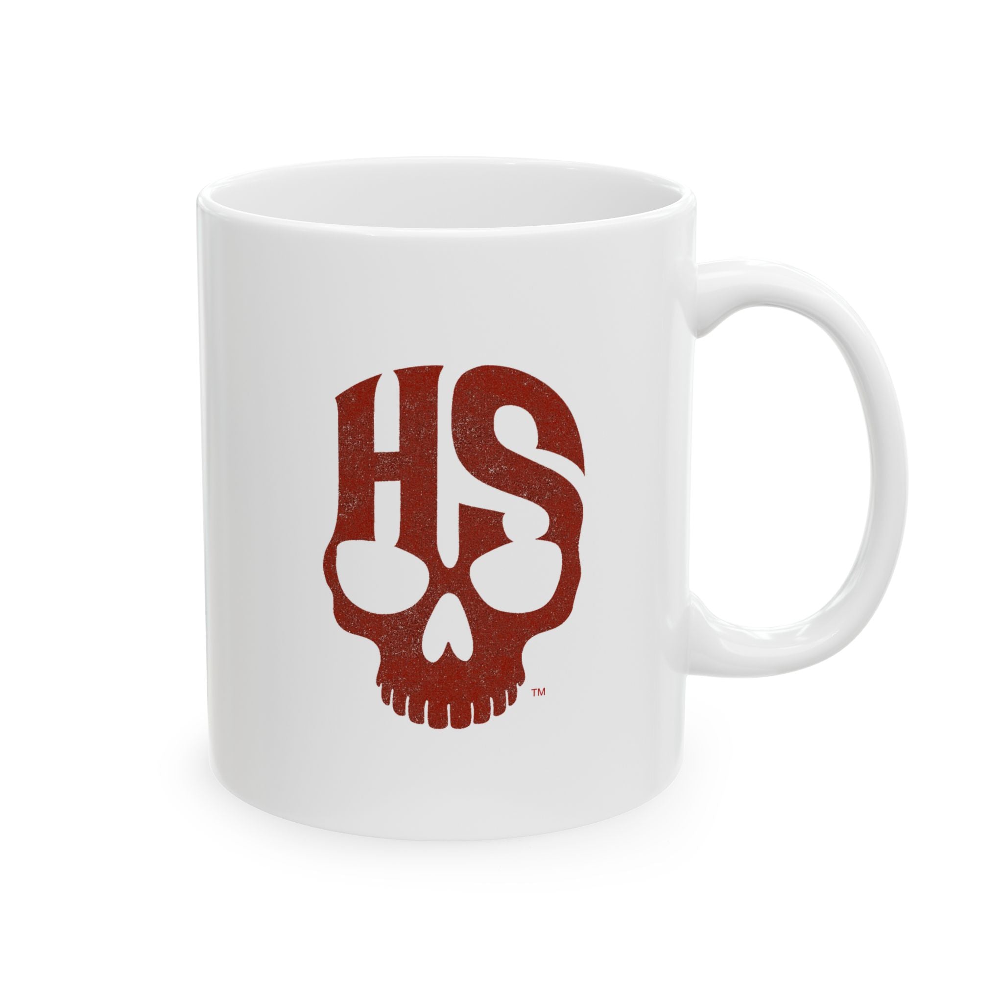 Horror Scene Skull Logo Mug
