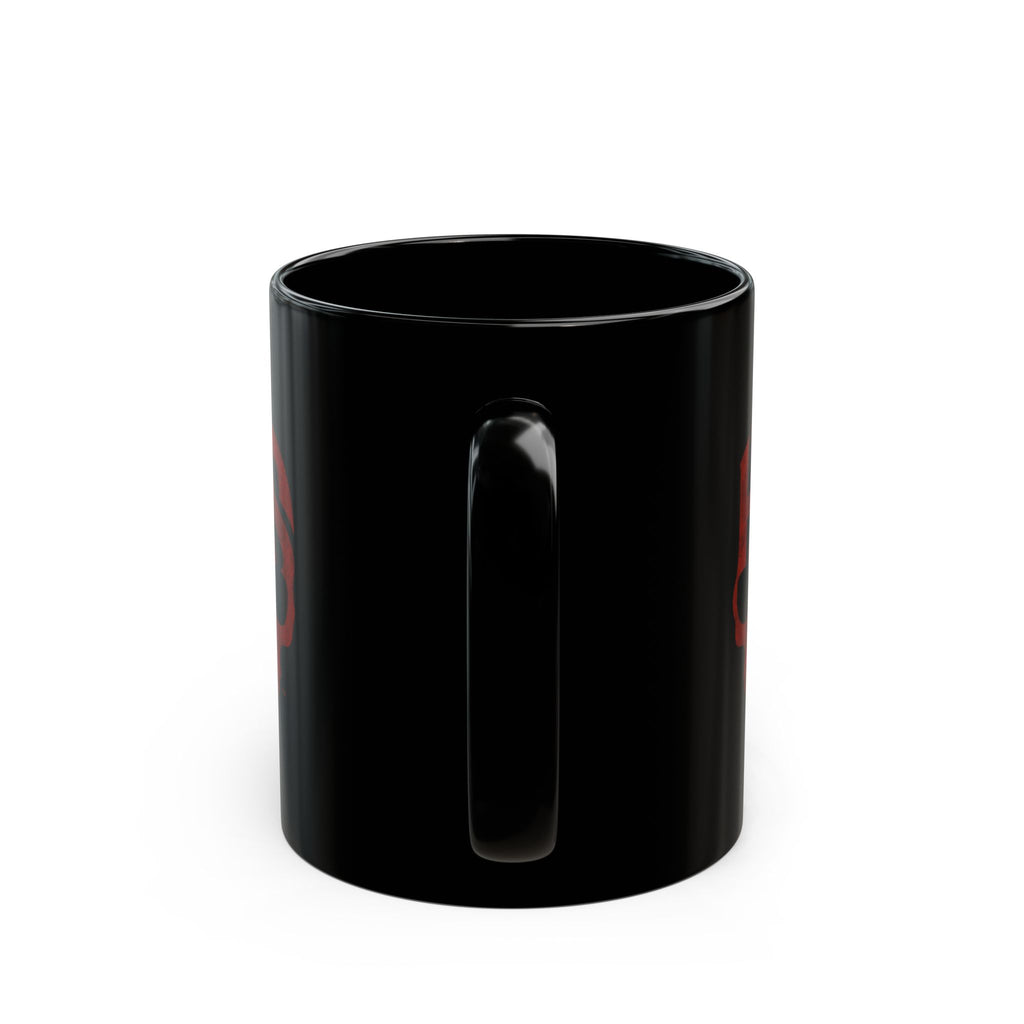 Horror Scene Skull Logo Mug: Black Edition