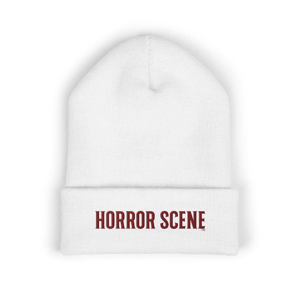 Embroidered Horror Scene Beanie