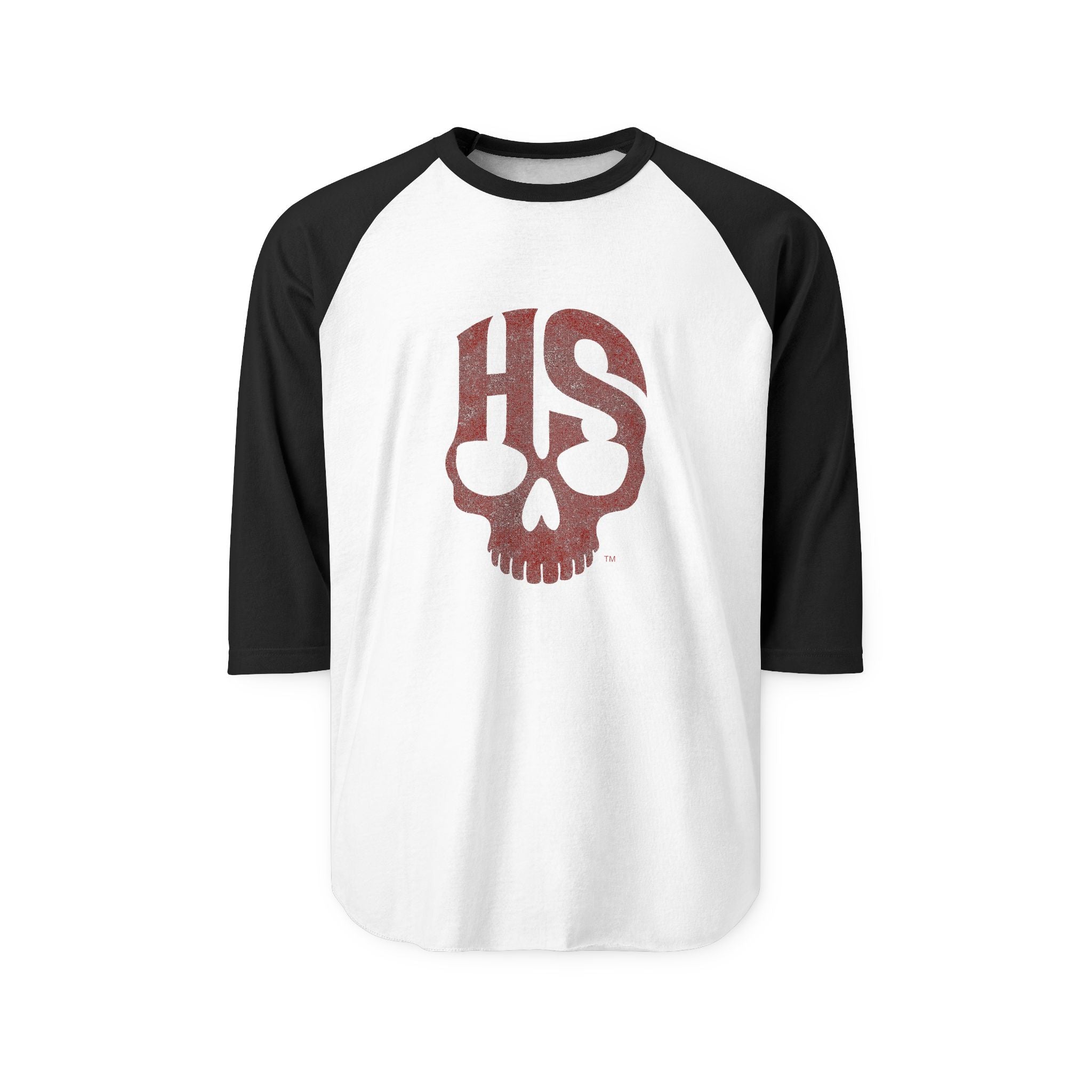 Horror Scene Skull Logo Raglan Shirt
